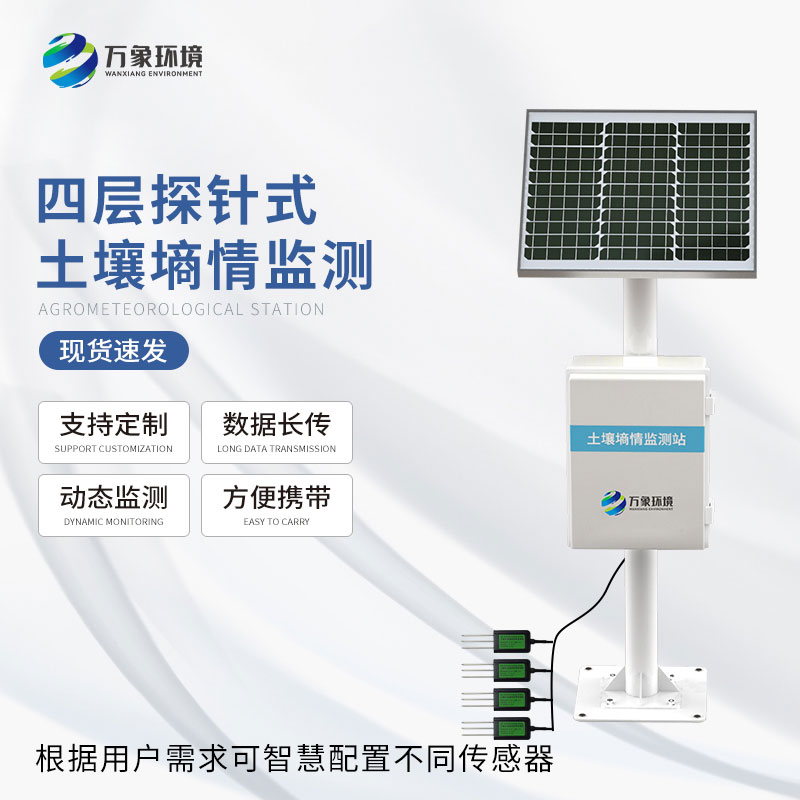 Soil moisture monitors measure soil moisture